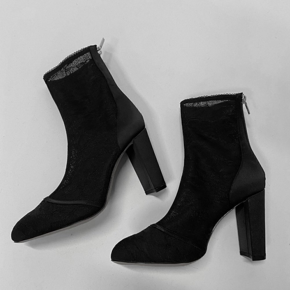 Jewel by Badgley Mischka Lace Boots - Picture 2 of 6